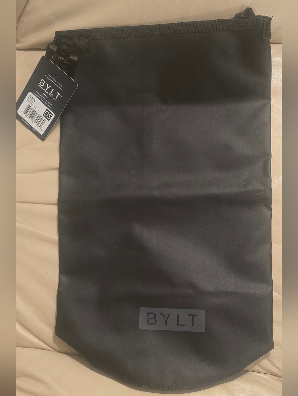 NWT BYLT Bios Black Roll-Top Dry Bag Waterproof
